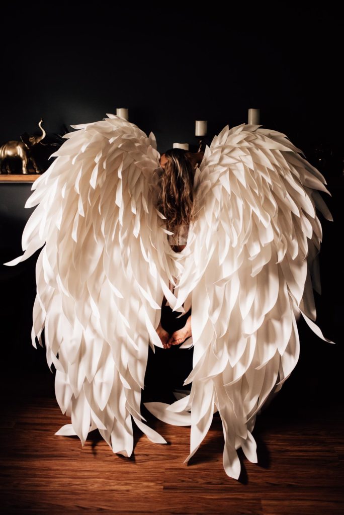 ottawa boudoir photographer's angel wings